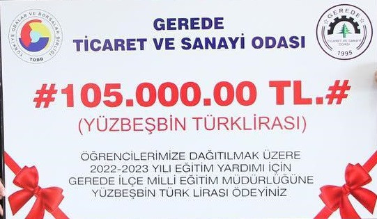 105 Bin Türk Lirası değerinde destek verdiler